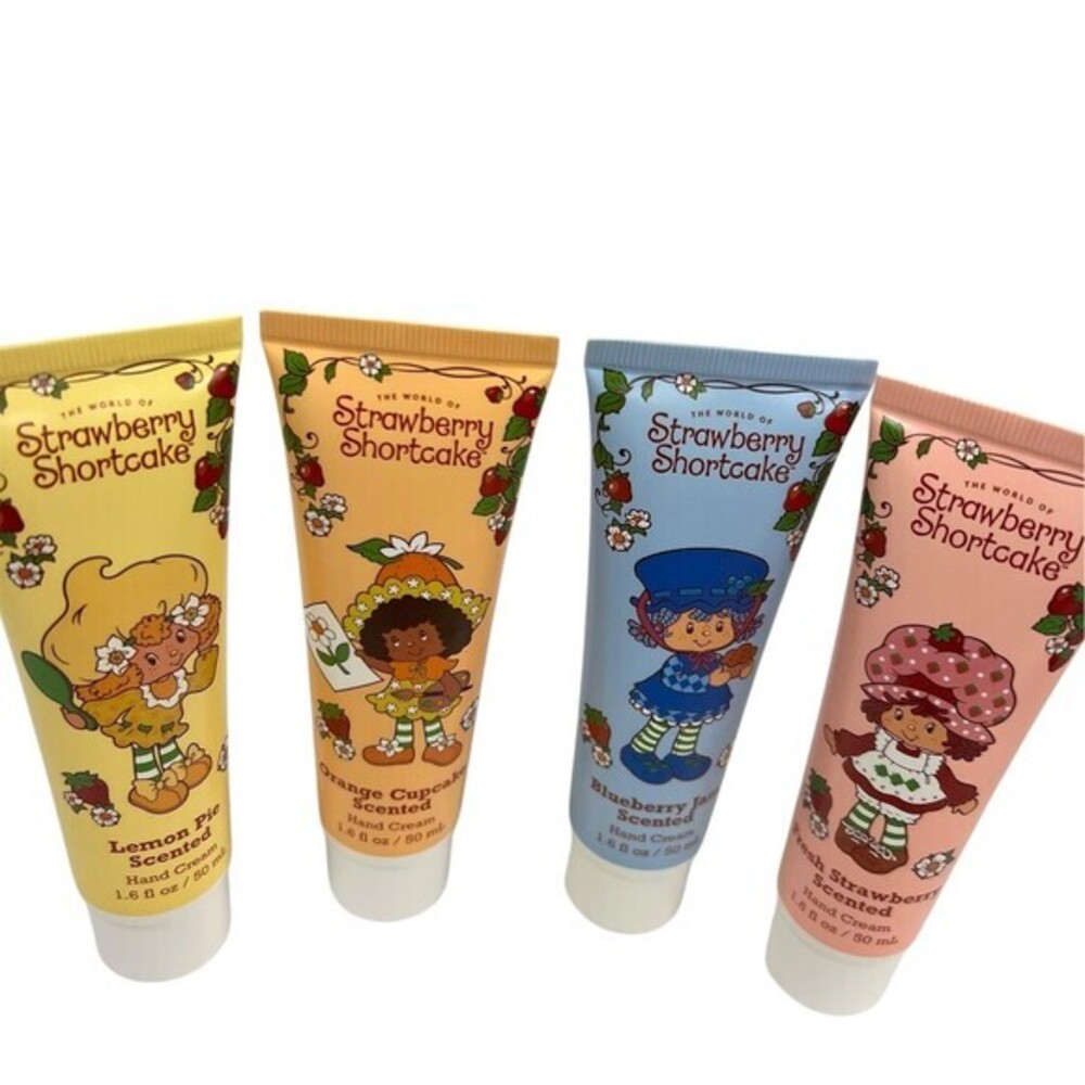 Strawberry Shortcake Scented Hand Cream Set 4pc Travel Size 1.6 fl oz Each